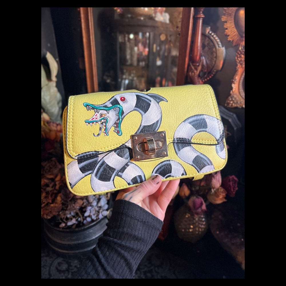 Beetlejuice Sandworm Handbag